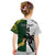 Custom South Africa And Fiji Rugby Kid T Shirt 2023 World Cup Fijian Tapa With Kente Pattern - Wonder Print Shop