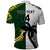 Custom South Africa And Fiji Rugby Polo Shirt 2023 World Cup Fijian Tapa With Kente Pattern - Wonder Print Shop