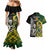 South Africa And Aotearoa Rugby Couples Matching Mermaid Dress and Hawaiian Shirt 2023 Springboks Kente Combine All Black Maori Fern - Wonder Print Shop