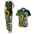 South Africa And Aotearoa Rugby Couples Matching Tank Maxi Dress and Hawaiian Shirt 2023 Springboks Kente Combine All Black Maori Fern - Wonder Print Shop