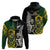 South Africa And Aotearoa Rugby Hoodie 2023 Springboks Kente Combine All Black Maori Fern - Wonder Print Shop