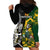 South Africa And Aotearoa Rugby Hoodie Dress 2023 Springboks Kente Combine All Black Maori Fern - Wonder Print Shop