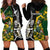 South Africa And Aotearoa Rugby Hoodie Dress 2023 Springboks Kente Combine All Black Maori Fern - Wonder Print Shop