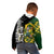 South Africa And Aotearoa Rugby Kid Hoodie 2023 Springboks Kente Combine All Black Maori Fern - Wonder Print Shop