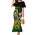 South Africa And Aotearoa Rugby Mermaid Dress 2023 Springboks Kente Combine All Black Maori Fern - Wonder Print Shop