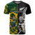 South Africa And Aotearoa Rugby T Shirt 2023 Springboks Kente Combine All Black Maori Fern - Wonder Print Shop