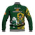 South Africa And Ireland Rugby Baseball Jacket 2023 World Cup Springboks Shamrocks Together - Wonder Print Shop