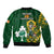 South Africa And Ireland Rugby Bomber Jacket 2023 World Cup Springboks Shamrocks Together - Wonder Print Shop