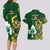 South Africa And Ireland Rugby Couples Matching Long Sleeve Bodycon Dress and Hawaiian Shirt 2023 World Cup Springboks Shamrocks Together - Wonder Print Shop