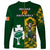 South Africa And Ireland Rugby Long Sleeve Shirt 2023 World Cup Springboks Shamrocks Together - Wonder Print Shop