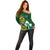 South Africa And Ireland Rugby Off Shoulder Sweater 2023 World Cup Springboks Shamrocks Together - Wonder Print Shop