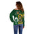 South Africa And Ireland Rugby Off Shoulder Sweater 2023 World Cup Springboks Shamrocks Together - Wonder Print Shop