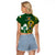 South Africa And Ireland Rugby Raglan Cropped T Shirt 2023 World Cup Springboks Shamrocks Together - Wonder Print Shop