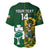 Custom South Africa And Ireland Rugby Baseball Jersey 2023 World Cup Springboks Shamrocks Together - Wonder Print Shop