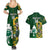 Custom South Africa And Ireland Rugby Couples Matching Summer Maxi Dress and Hawaiian Shirt 2023 World Cup Springboks Shamrocks Together - Wonder Print Shop