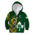 Custom South Africa And Ireland Rugby Kid Hoodie 2023 World Cup Springboks Shamrocks Together - Wonder Print Shop