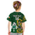 Custom South Africa And Ireland Rugby Kid T Shirt 2023 World Cup Springboks Shamrocks Together - Wonder Print Shop