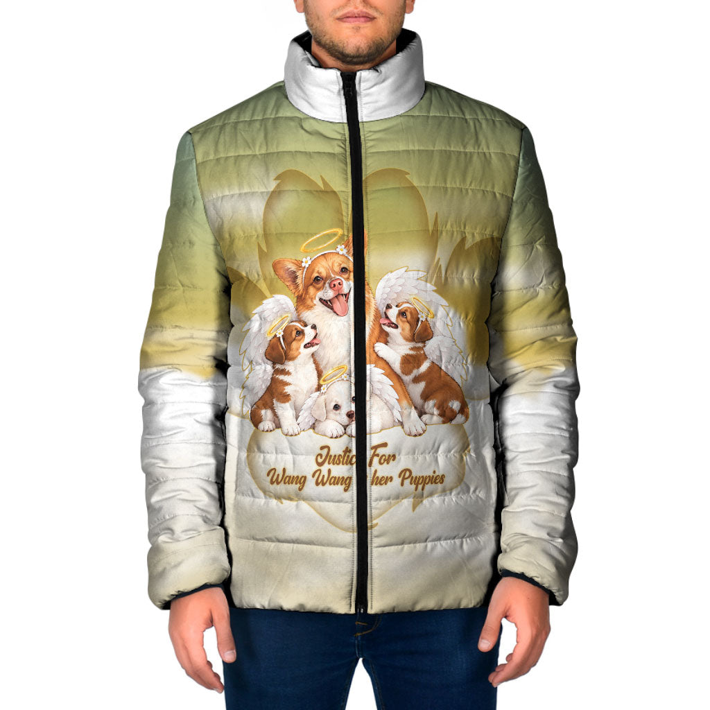 Justice For Wang Wang Padded Jacket Mother Dog Puppies Rest In Peace