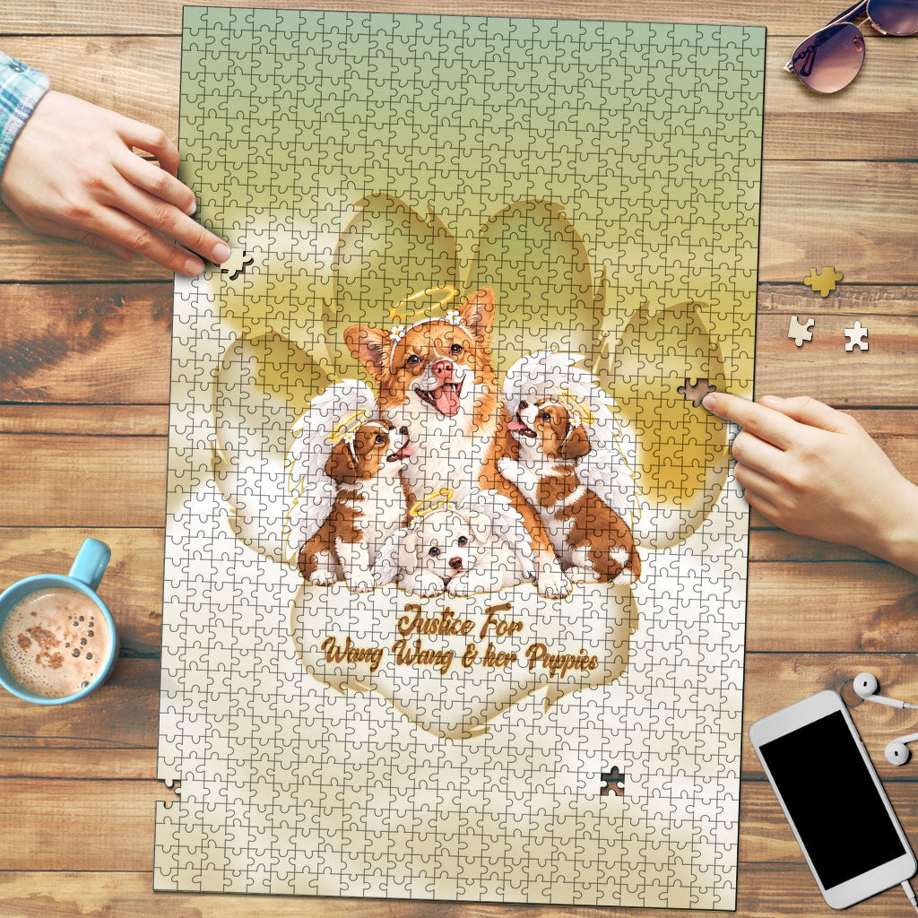 Justice For Wang Wang Puzzle Mother Dog Puppies Rest In Peace