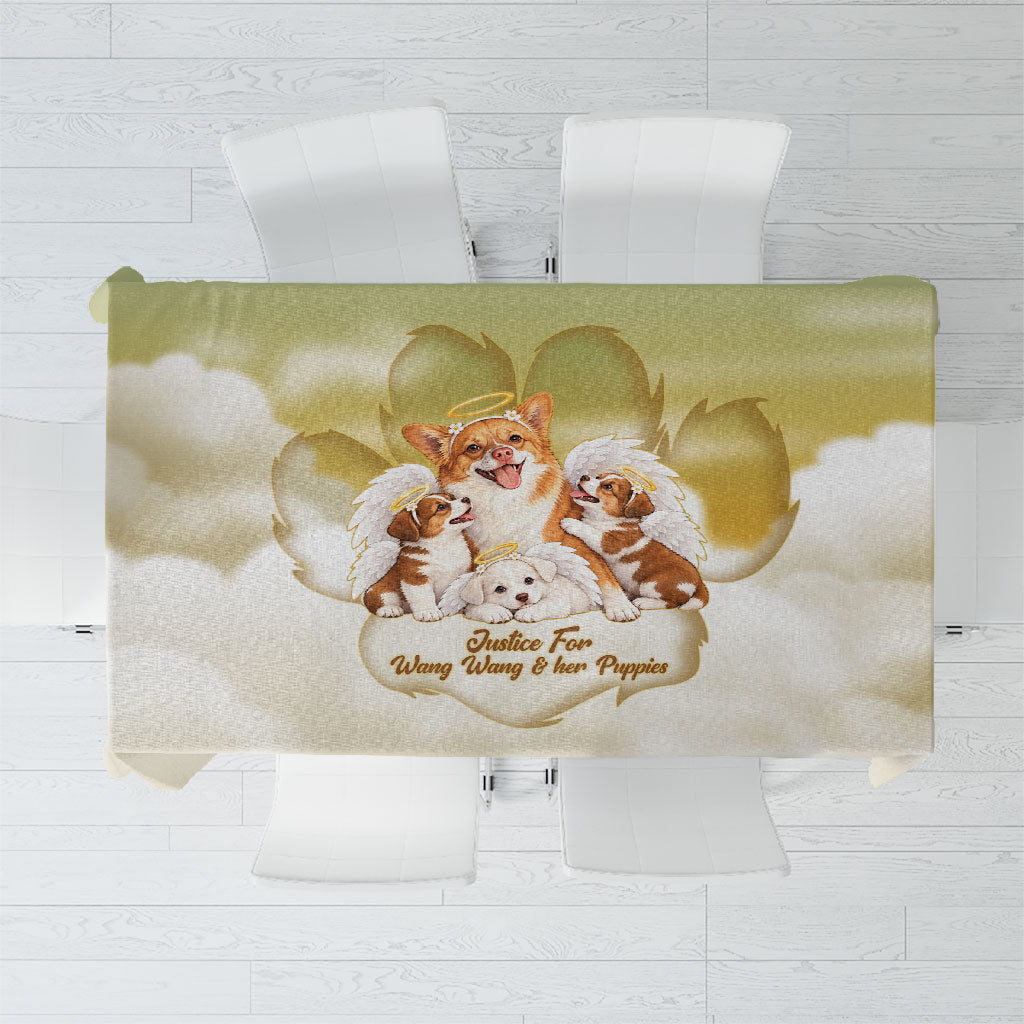 Justice For Wang Wang Tablecloth Mother Dog Puppies Rest In Peace
