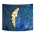 blue-polynesia-tapestry-plumeria-tropical-leaves-with-galaxy-polynesian-art