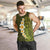 Lime Green Tropical Plumeria With Galaxy Polynesian Art Men Tank Top - Wonder Print Shop