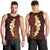 Red Tropical Plumeria With Galaxy Polynesian Art Men Tank Top - Wonder Print Shop