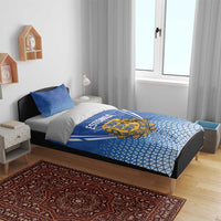 Custom Estonia Football Bedding Set Come One Kalevipojad
