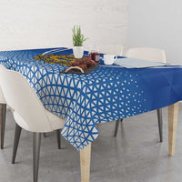Custom Estonia Football Tablecloth Come One Kalevipojad