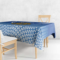 Custom Estonia Football Tablecloth Come One Kalevipojad