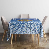 Custom Estonia Football Tablecloth Come One Kalevipojad