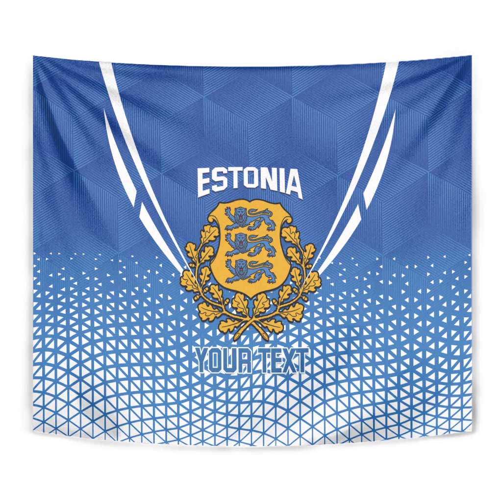 Custom Estonia Football Tapestry Come One Kalevipojad