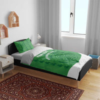 Custom Northern Ireland Bedding Set Go Green and White Army