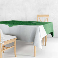Custom Northern Ireland Tablecloth Go Green and White Army