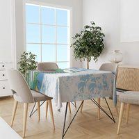 Custom Guatemala Football Tablecloth Vamos Los Chapines!