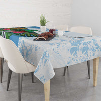Custom Guatemala Football Tablecloth Vamos Los Chapines!