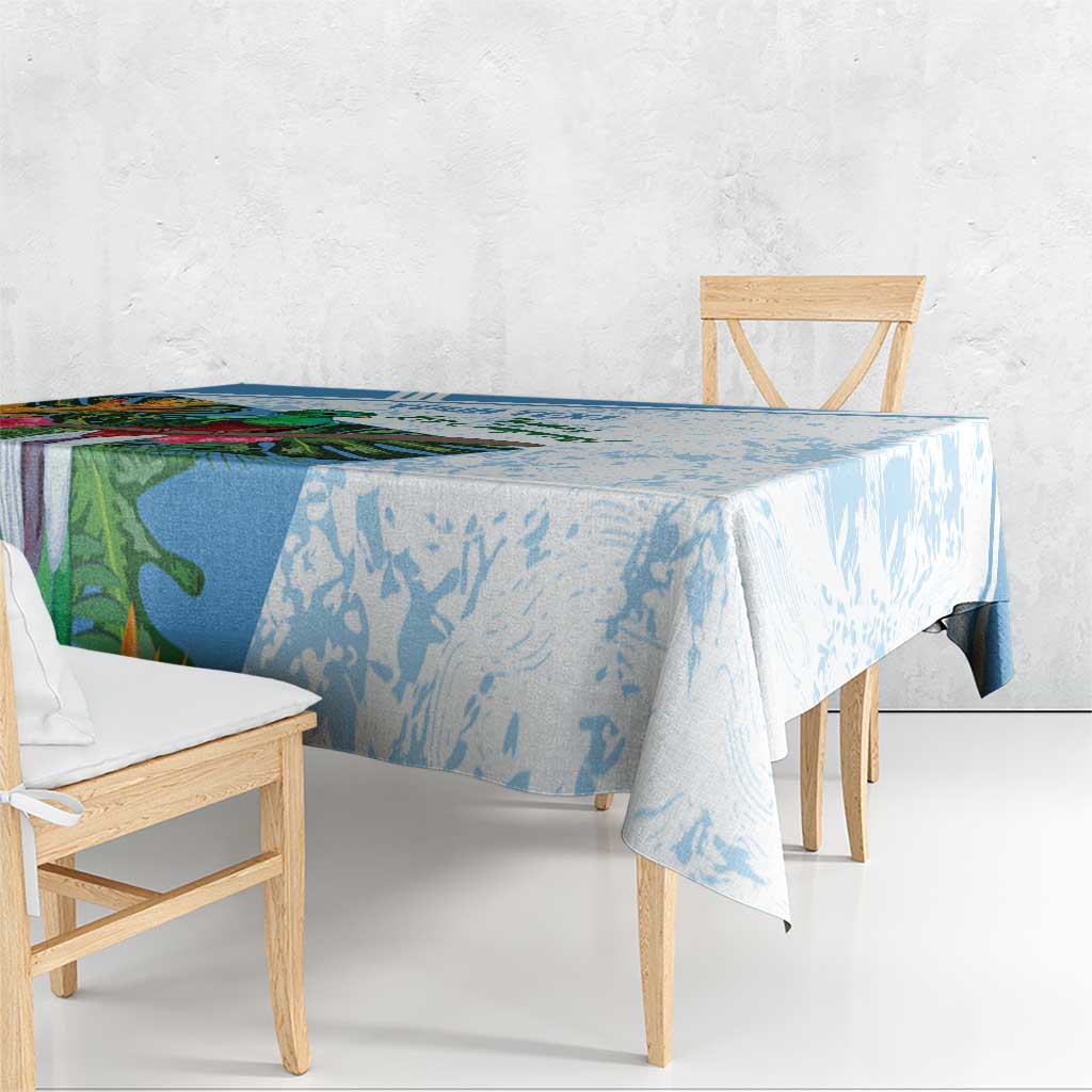 Custom Guatemala Football Tablecloth Vamos Los Chapines!