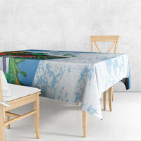 Custom Guatemala Football Tablecloth Vamos Los Chapines!