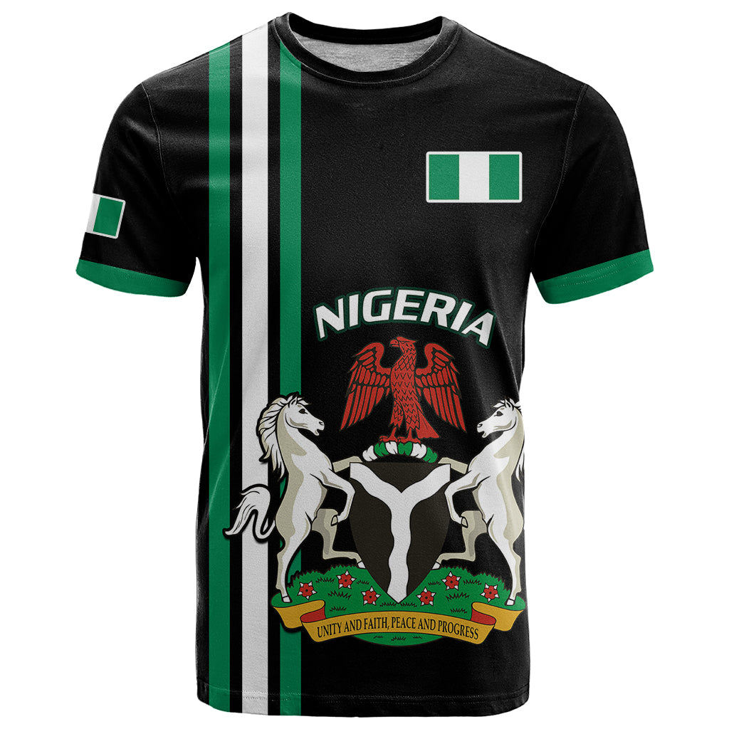 Nigeria T Shirt Nigeria Coat Of Arms Simple Style - Wonder Print Shop