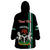 Personalised Nigeria Wearable Blanket Hoodie Nigeria Coat Of Arms Simple Style - Wonder Print Shop