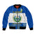 El Salvador Bomber Jacket Coat Of Arms Mix Flor De Izote - Wonder Print Shop