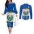 el-salvador-couples-matching-off-the-shoulder-long-sleeve-dress-and-long-sleeve-button-shirts-coat-of-arms-mix-flor-de-izote