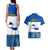 El Salvador Couples Matching Tank Maxi Dress And Hawaiian Shirt Coat Of Arms Mix Flor De Izote - Wonder Print Shop