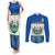 El Salvador Couples Matching Tank Maxi Dress and Long Sleeve Button Shirts Coat Of Arms Mix Flor De Izote - Wonder Print Shop