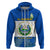 El Salvador Hoodie Coat Of Arms Mix Flor De Izote - Wonder Print Shop