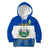 El Salvador Kid Hoodie Coat Of Arms Mix Flor De Izote - Wonder Print Shop