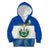 El Salvador Kid Hoodie Coat Of Arms Mix Flor De Izote - Wonder Print Shop