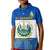 El Salvador Kid Polo Shirt Coat Of Arms Mix Flor De Izote - Wonder Print Shop