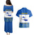 Custom El Salvador Couples Matching Puletasi Dress and Hawaiian Shirt Coat Of Arms Mix Flor De Izote - Wonder Print Shop