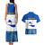 Custom El Salvador Couples Matching Tank Maxi Dress And Hawaiian Shirt Coat Of Arms Mix Flor De Izote - Wonder Print Shop